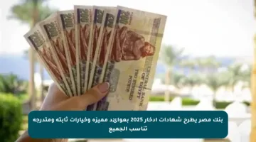 بنك مصر يطرح شهادات ادخار 2025 بعوائد مميزة وخيارات ثابتة ومتدرجة تناسب الجميع